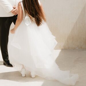 Elegant White Wedding Dress